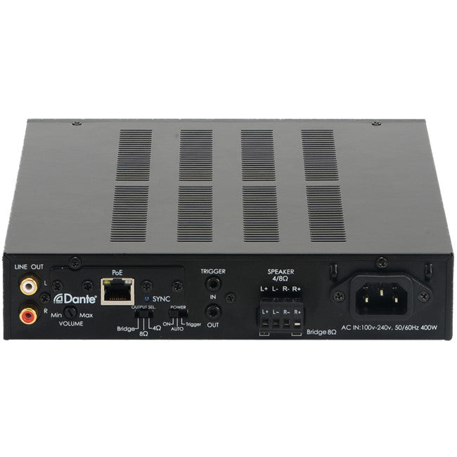 AMPD100DI 100W STEREO AMP WITH DANTE MCLELLAND AMP-D100DI