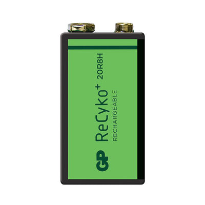 GP9VRECY RECYKO LSD 9V SINGLE BATTERY RECHARGEABLE NIMH GP GP 20R8HCB-C1