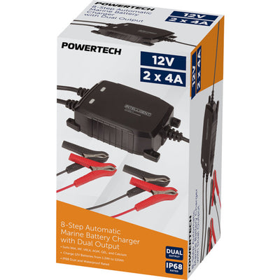 MB3627 12V 8A MARINE BATTERY CHARGER SLA POWERTECH MB3627