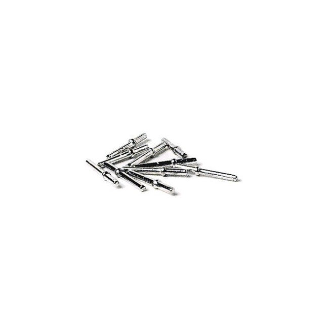 PCP1 1MM MATRIX PCB PINS SILVER PIN 100 PACK H0804