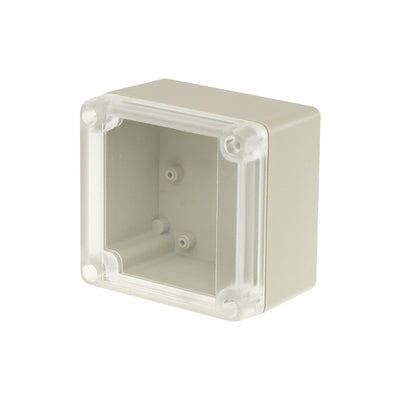 CB8804 CLEAR LID CABINET SMALL 85X80X55 203-112B-1