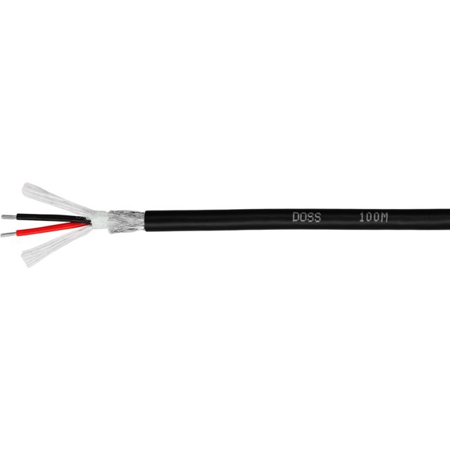 2X16.2-1M - AUDIO / MIC CABLE - 1M - SHIELDED PER METRE - DOSS