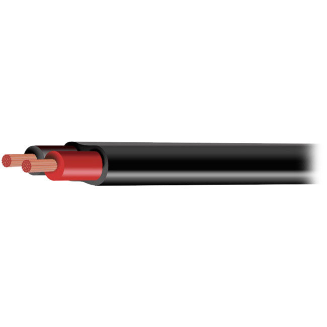 SP215-100 - 2X 1.5MM SPEAKER CABLE 100M - BLACK - DOUBLE INSULATED - INSTALLFLEX
