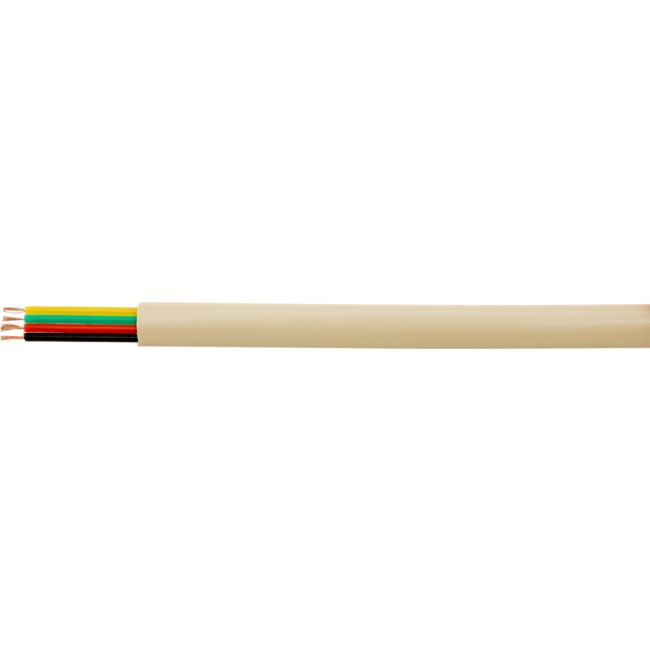 T4-1M - MODULAR TELEPHONE CABLE - 1M - 4 CORE FLAT CABLE - PER METRE