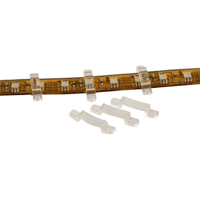 LEDCLIP 10X CABLE CLIPS FOR LED STRIP WATERPROOF LIGHTING 10 PACK