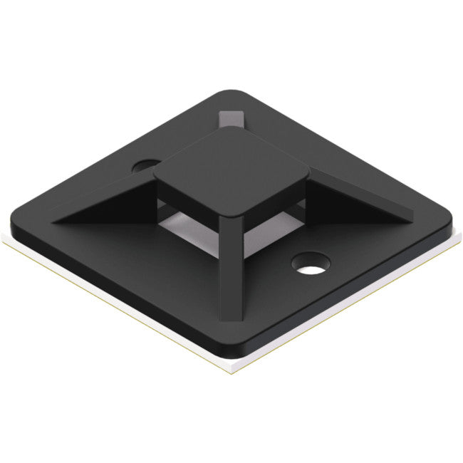 ACM130B 30MM X 30MM CABLE TIE MOUNT 100PK- BLACK SELF ADHESIVE PROCAB PRO-ACM130/B