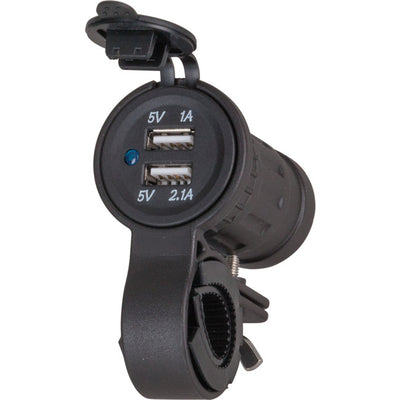 PS2128 MOTORCYCLE DUAL USB CHARGER PS2128
