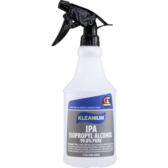 ISO700 700ML 99.8% ISOPROPYL ALCOHOL 750ML TRIGGER BOTTLE CHEMTOOLS CT-ISO-700 TRIGGER