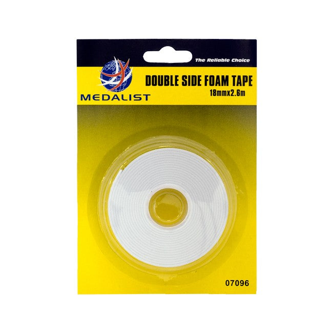 07096 - DOUBLE SIDED FOAM TAPE - ADHESIVE FOAM MOUNTING TAPE - MEDALIST