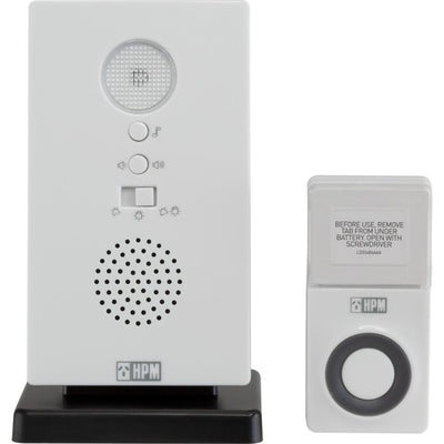 D642/L1 BATTERY WIRELESS DOOR CHIME WITH LED FLASHING INDICATOR HPM D642/L1