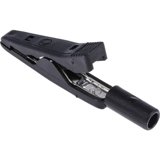 MA1B SMALL HIRSCHMANN CLIP - BLACK ALLIGATOR TEST LEAD ADAPTOR HIRSCHMANN 07862161