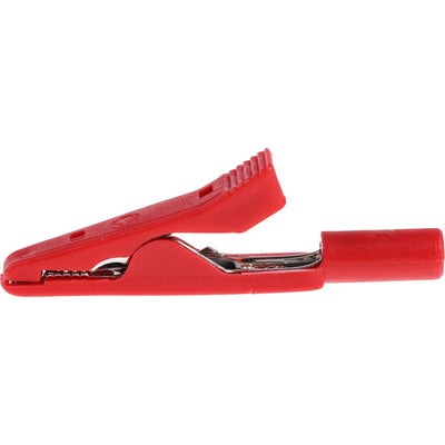 MA1R SMALL HIRSCHMANN CLIP - RED ALLIGATOR TEST LEAD ADAPTOR HIRSCHMANN 07862162