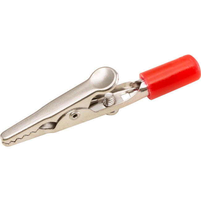 HC508R - ALLIGATOR CLIP RED - SCREW TERMINATING