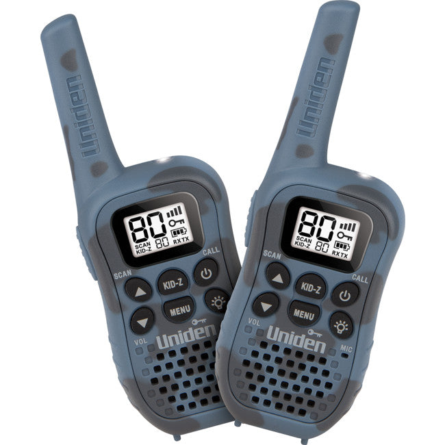 UH45CB-2 - 80CH 0.5W UHF HANDHELD CB - 2PK WITH KID-Z MODE - UNIDEN