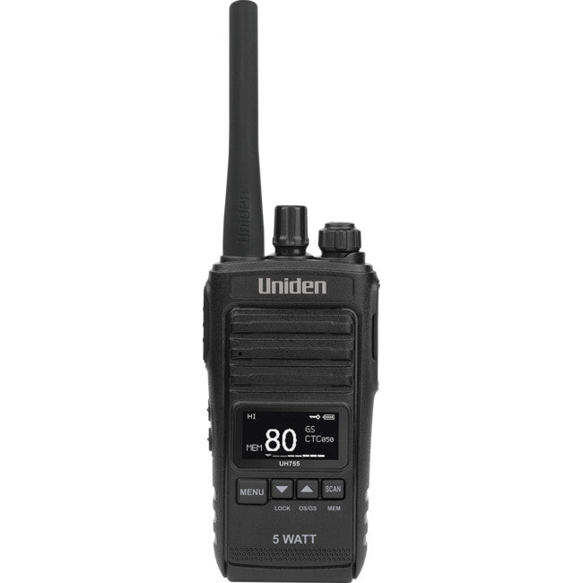 UH755 - 5W UHF CB SPLASHPROOF RADIO - UNIDEN - UNIDEN