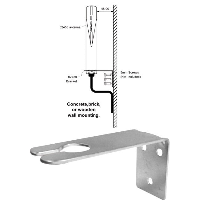 02729 - WALL MOUNTING BRACKET - BENELEC - BENELEC