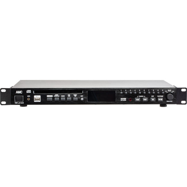 SCD300 RACK MOUNT SINGLE CD PLAYER BALANCED & UNBALANCED O/P AMC SCD-300