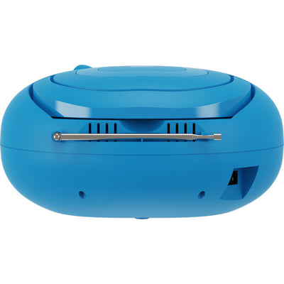 CD200BLU PORTABLE BLUETOOH CD PLAYER OAKCASTLE BOOMBOX BLUE MAJORITY 08881791