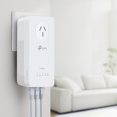 WPA8630PKIT AC1300 POWERLINE EXTENDER KIT GIGA POWER PASS THROUGH TP-LINK TL-WPA8630PPKIT