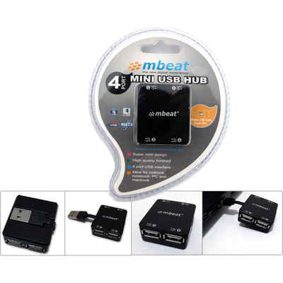 UPH110K 4 PORT SUPER MINI USB 2.0 HUB MBEAT MBEAT USB-UPH110K
