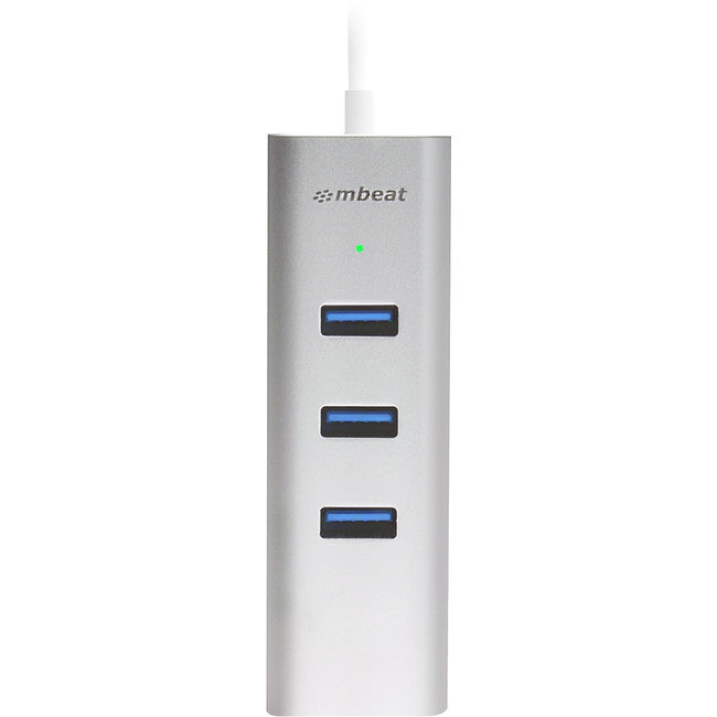 UCH31 USB-C 3 PORT USB HUB WITH LAN HAMILTON GIGABIT MBEAT MB-UCH-31