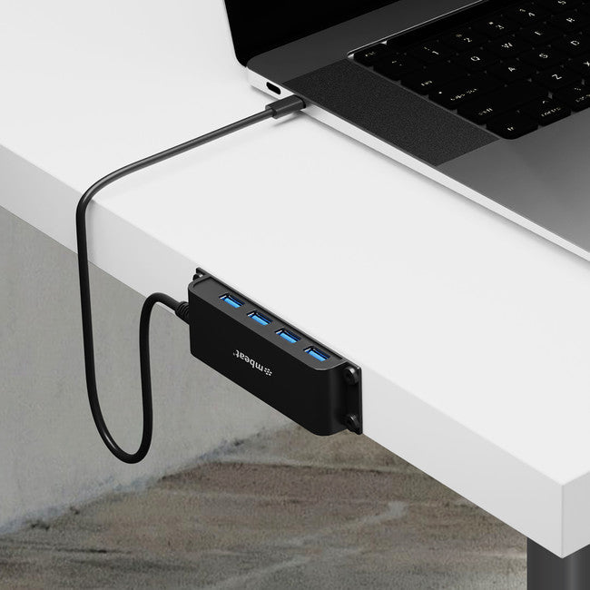 HUBE04 - MOUNTABLE 4 PORT USB-C HUB - MBEAT