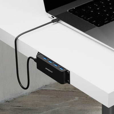 HUBE04 - MOUNTABLE 4 PORT USB-C HUB - MBEAT