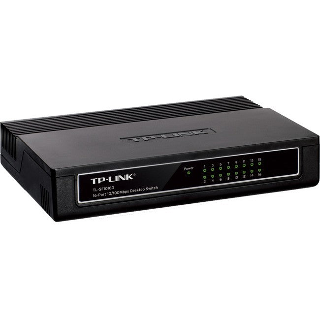 TLSF1016D 16 PORT ETHERNET SWITCH / HUB DESKTOP 10/100M TP-LINK TP-LINK TL-SF1016D