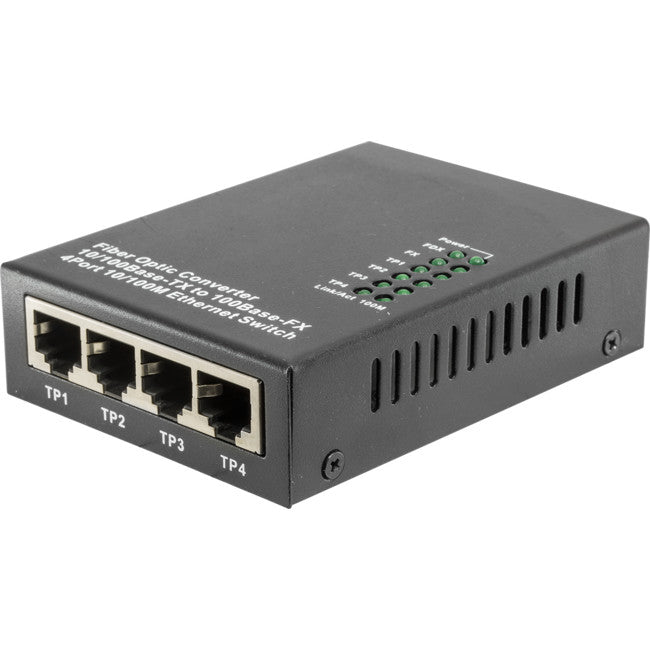 FES4 4 PORT FIBRE ETHERNET SWITCH 10/ 100M SM DUAL FIBRE SC 20KM AOM-1400-S20EA