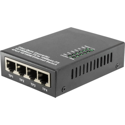 FES4 4 PORT FIBRE ETHERNET SWITCH 10/ 100M SM DUAL FIBRE SC 20KM AOM-1400-S20EA