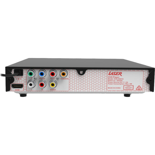 HD018 MULTI REGION DVD PLAYER HDMI COMPOSITE COMPONENT USB LASER 10300085