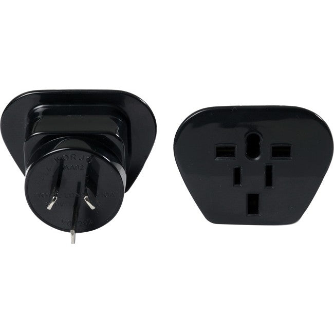 AA02 USA, UK JAPAN TO AUST. ADAPTOR ADAPTS TO AUSTRALIAN- FIT42 KORJO AA02