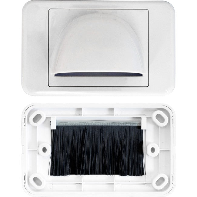 BNWP01 WHITE BULLNOSE WALL PLATE BULL NOSE 05DWPM 05DWPM