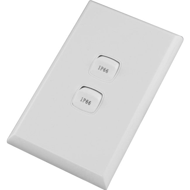 S2WP IP66 DOUBLE POWER SWITCHES OUTDOOR WEATHERPROOF TRANSCO S2WP