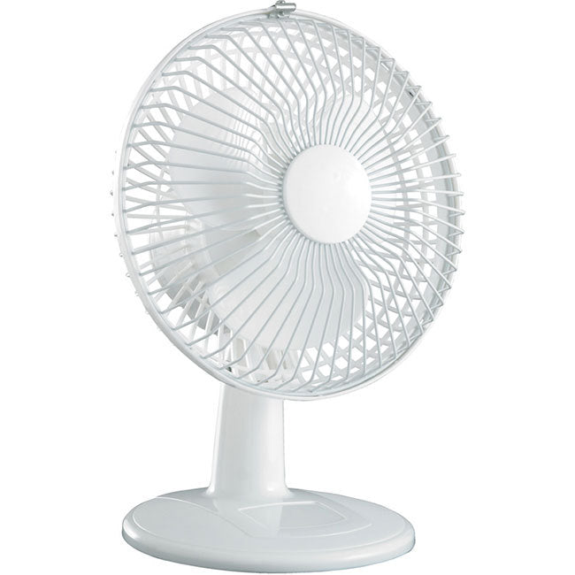 HHDF15S 15CM FIXED DESK FAN WHITE DESKTOP FAN HELLER HHDF15S