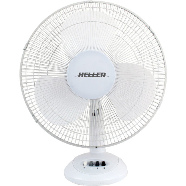 DF40 40CM OSCILLATING DESK FAN WHITE - HHDF40S HELLER HHDF40S