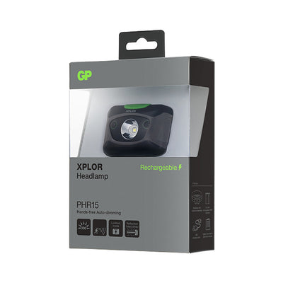 GPPHR15 RECHARGEABLE HEADBAND LAMP GP XPLOR GP GPPHR15