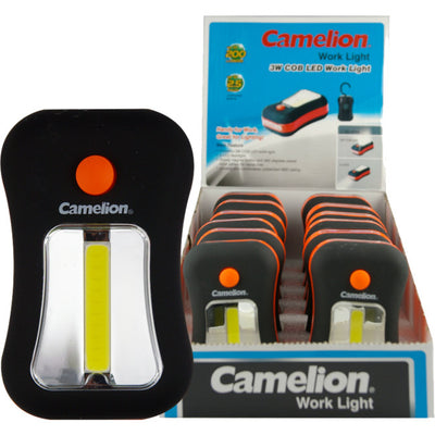 CAT7280N 3W COB LED WORK LIGHT INCLUDING BATTERIES - CAMELION CAMELION CAT7280N