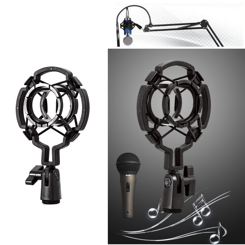 Mic Shock Mount For Condenser Microphone Universal Clip Holder Studio Sound Recording