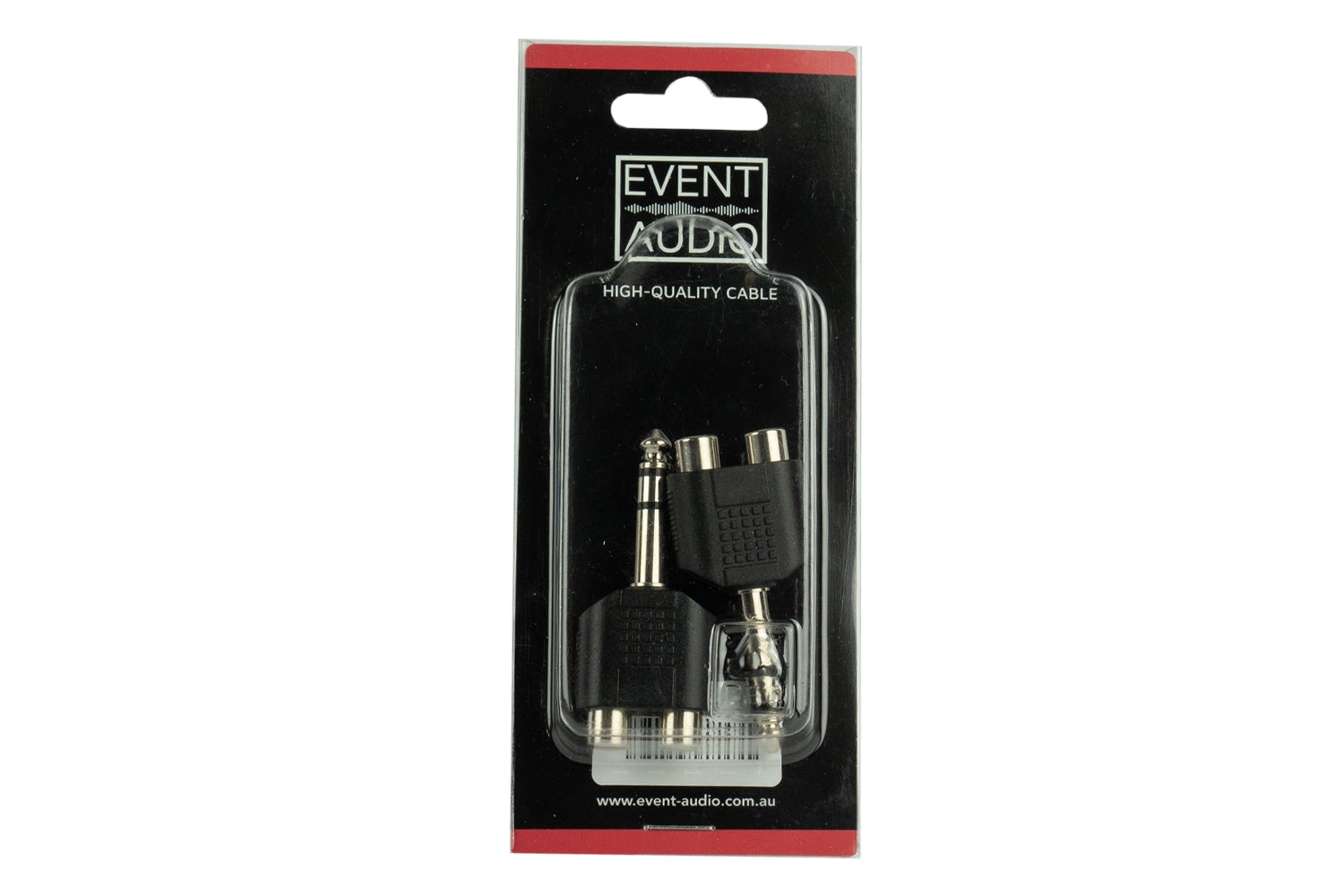 Event Lighting J2RCAFEL - Pair of Jack TRS Male to 2x RCA Female Adaptors