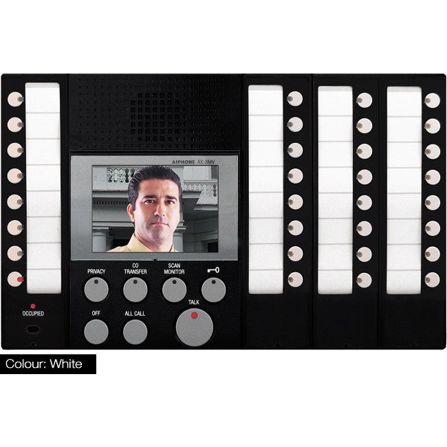 AX8MVW 8 CALL COLOUR MASTER WHITE AX SERIES AIPHONE AIPHONE AX-8MVW