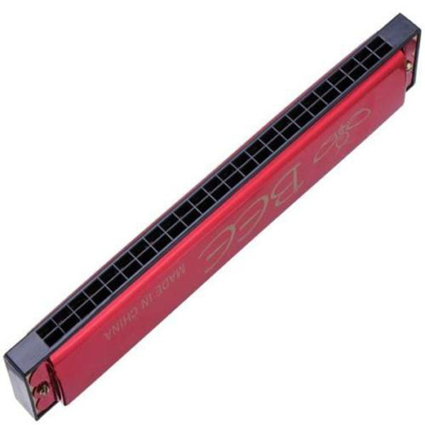 Harmonica Chromatic Mouth Organ Key of C 24-Holes Blues Harp