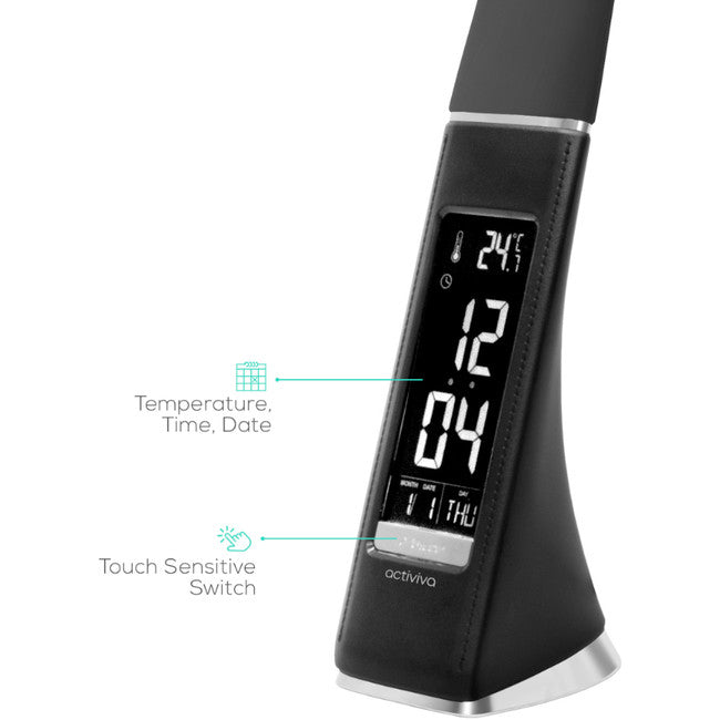 LEDU2 LED LAMP WITH CLOCK / CALENDAR TEMPERATURE ACTIVIVA MBEAT ACA-LED-U2