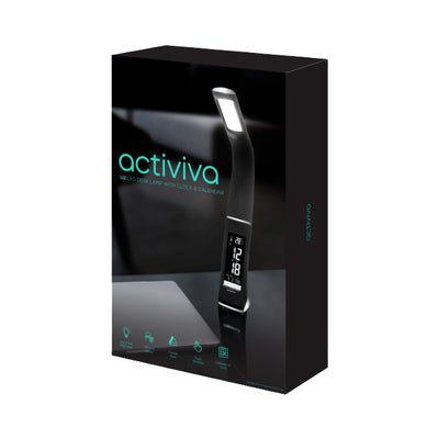 LEDU2 LED LAMP WITH CLOCK / CALENDAR TEMPERATURE ACTIVIVA MBEAT ACA-LED-U2