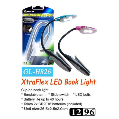 GLH826 XTRAFLEX LED BOOK LIGHT BENDABLE ARM SANSAI SANSAI 25120855