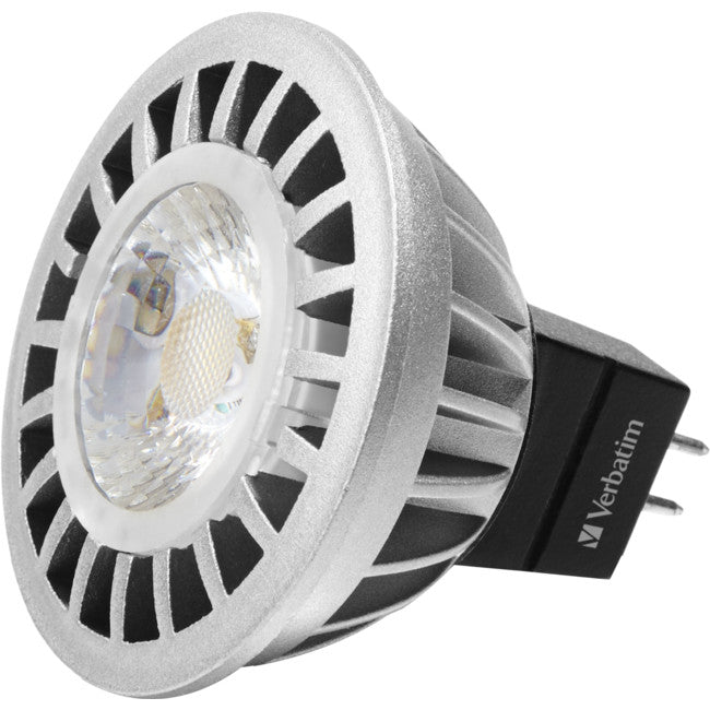 52317 MR16 GU5.3 DIMMABLE 5.5W 450LM 3000K WARM WHITE VERBATIM 52317
