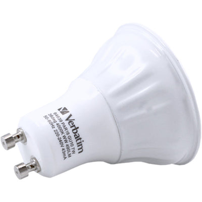 66376 ICOB GU10 DIMMABLE 7W 500LM 4000K COOL WHITE VERBATIM 66376