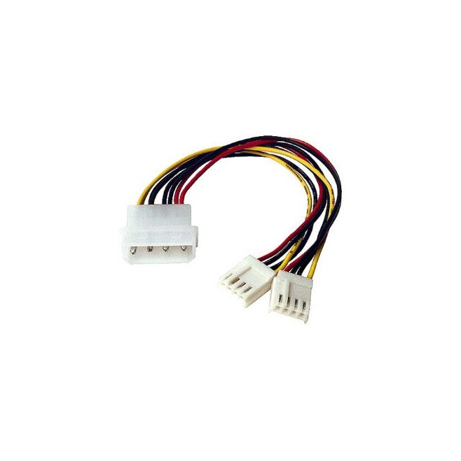 LC6415 - MOLEX M5 PLUG TO 2X F3 PLUGS - COMPUTER POWER LEAD (LC7011)