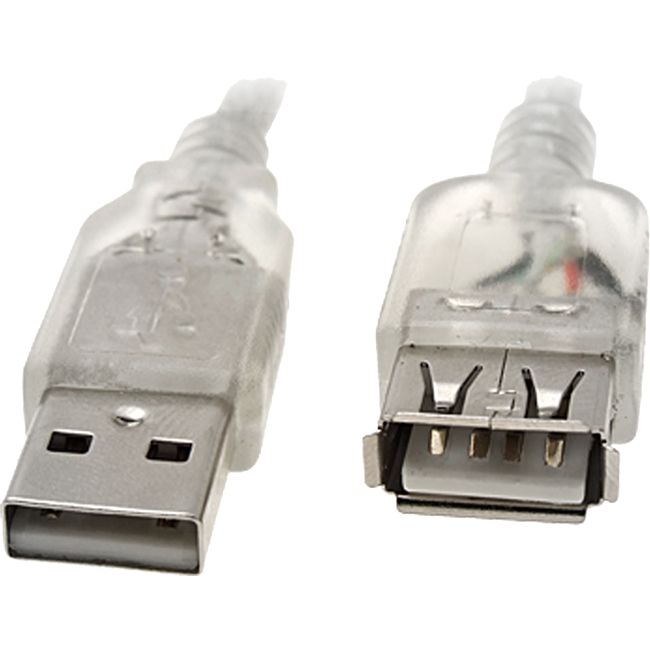 LC7194 3M USB-A PLUG TO USB-A SOCKET EXTENSION USB2.0 TRANSPARENT PRO2