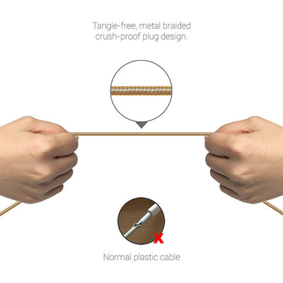 ICA-GLD 1.2M LIGHTNING CABLE GOLD MFI TOUGHLINK MBEAT MB-ICA-GLD